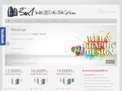 Részletek : 3in1 Webdesign - weboldal készítés, webáruház készítés, internet marketing