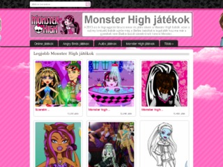 Részletek : Online Monster high játékok